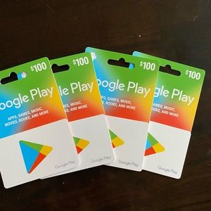 Google Play $100 gift cards